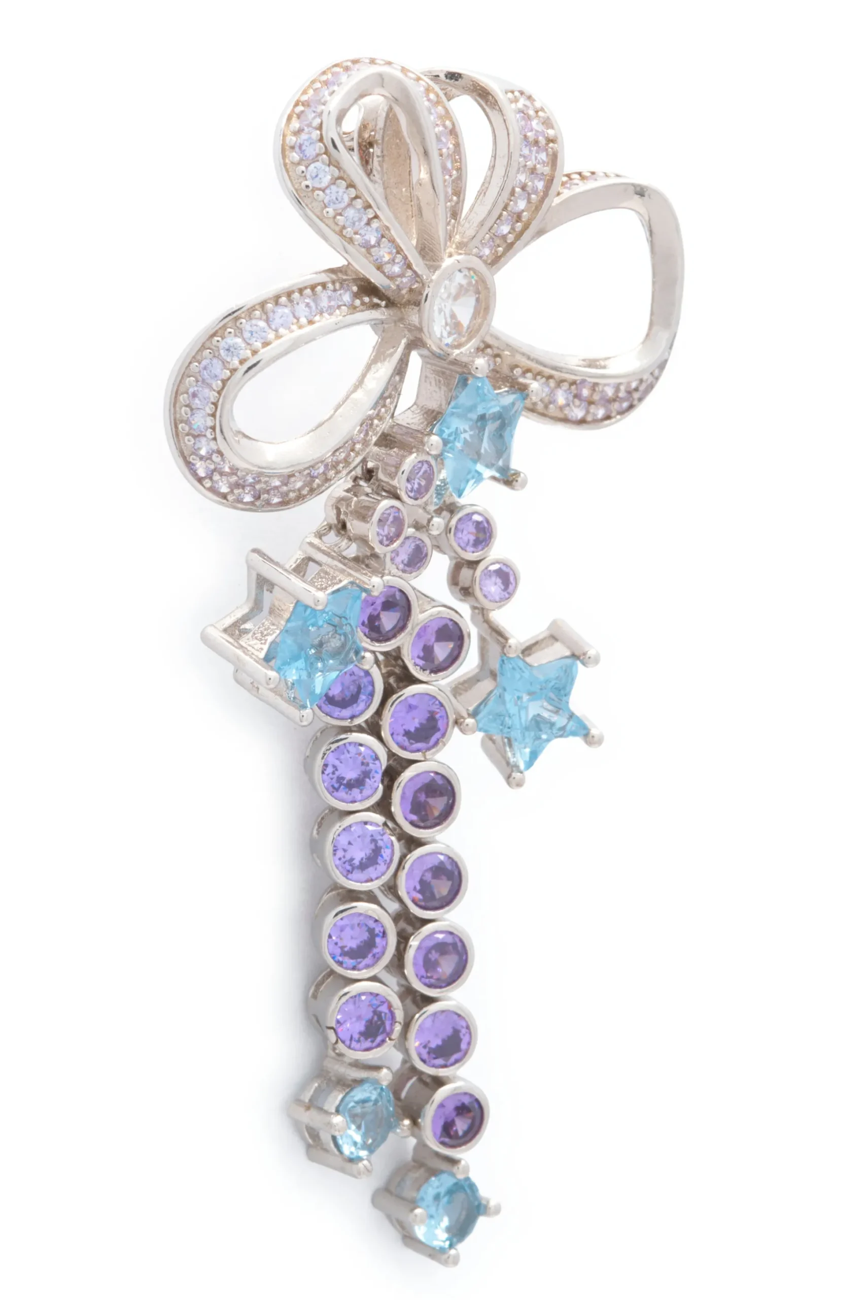 amethyst_bow_jangle_earrings_1.webp Earrings | Collina Strada AMETHYST BOW JANGLE EARRINGS