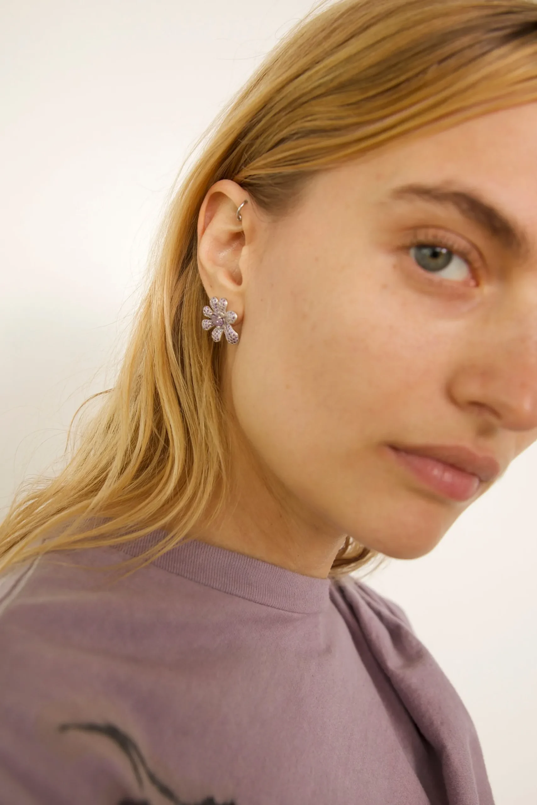 amethyst_pave_squashed_blossom_earring_1.webp Earrings | Collina Strada AMETHYST PAVE SQUASHED BLOSSOM EARRING