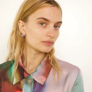 Earrings | Collina Strada AMETHYST STELLA STUDS