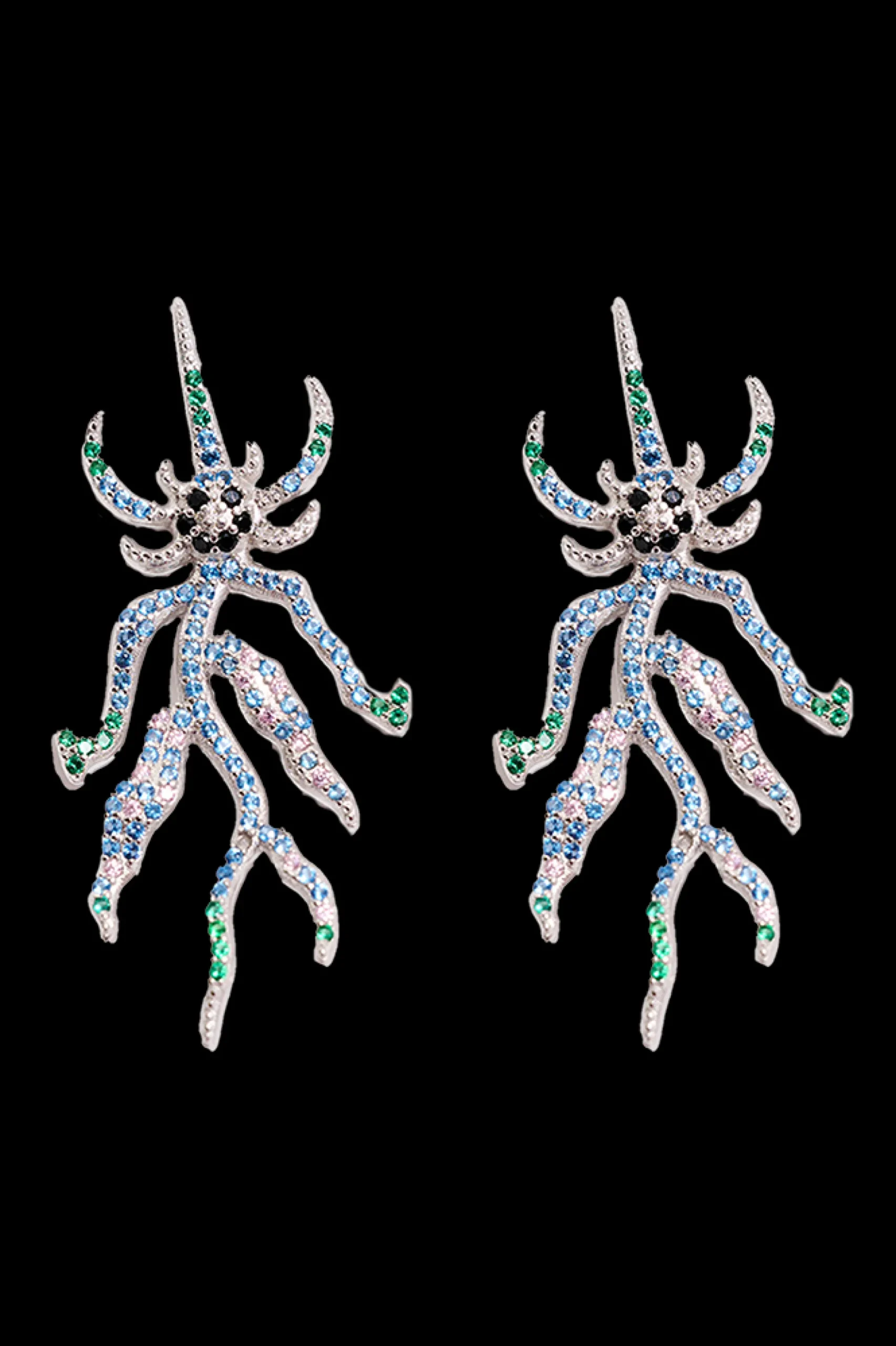 aquamarine_spike_monster_earring_0.webp Earrings | Collina Strada AQUAMARINE SPIKE MONSTER EARRING