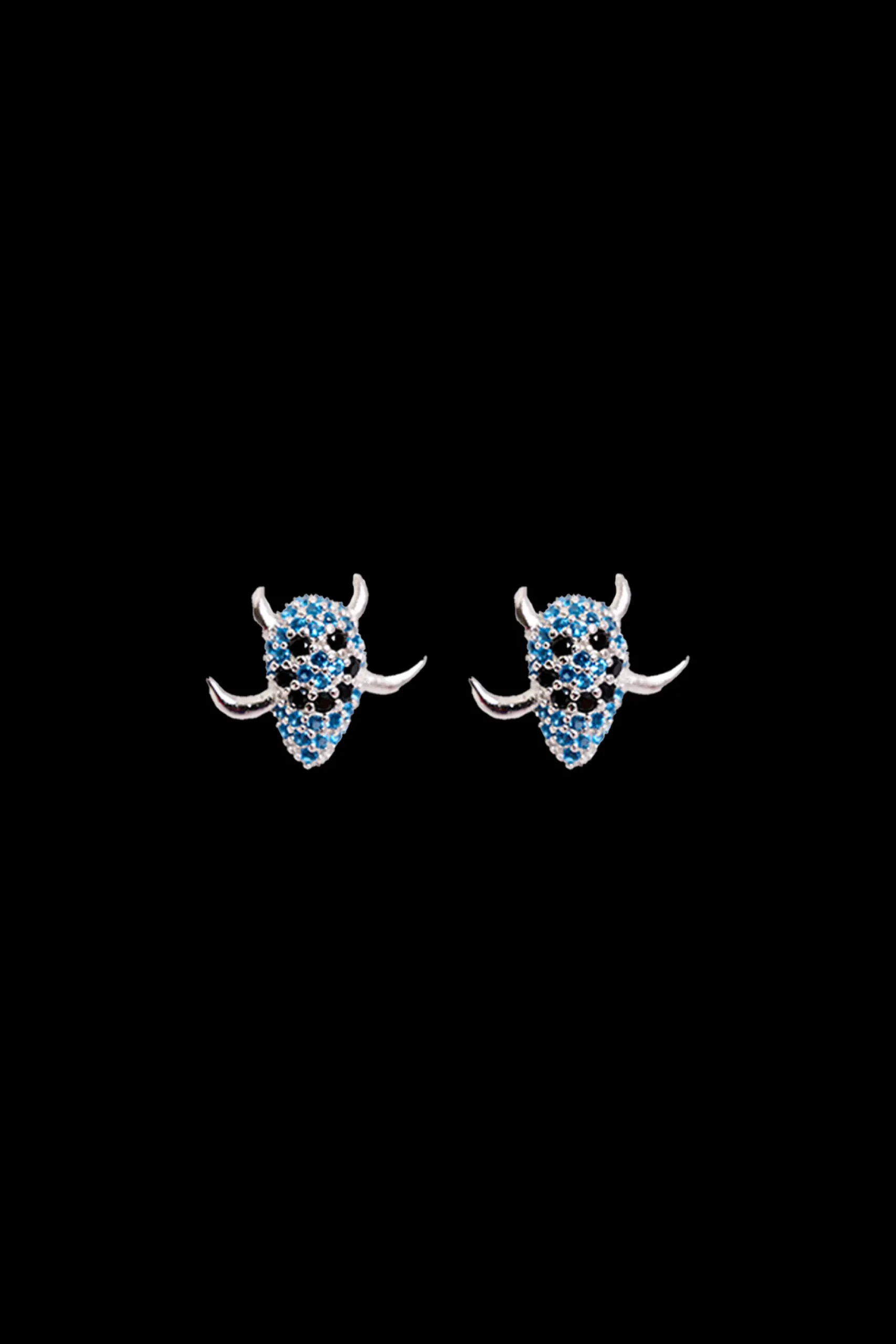 aquamarine_spike_monster_studs_0.webp Earrings | Collina Strada AQUAMARINE SPIKE MONSTER STUDS