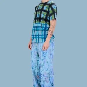 Tops | Collina Strada AURORA PLAID PIERCED TEE