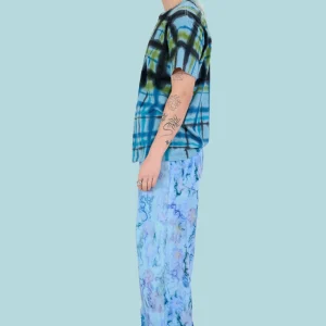 Tops | Collina Strada AURORA PLAID PIERCED TEE