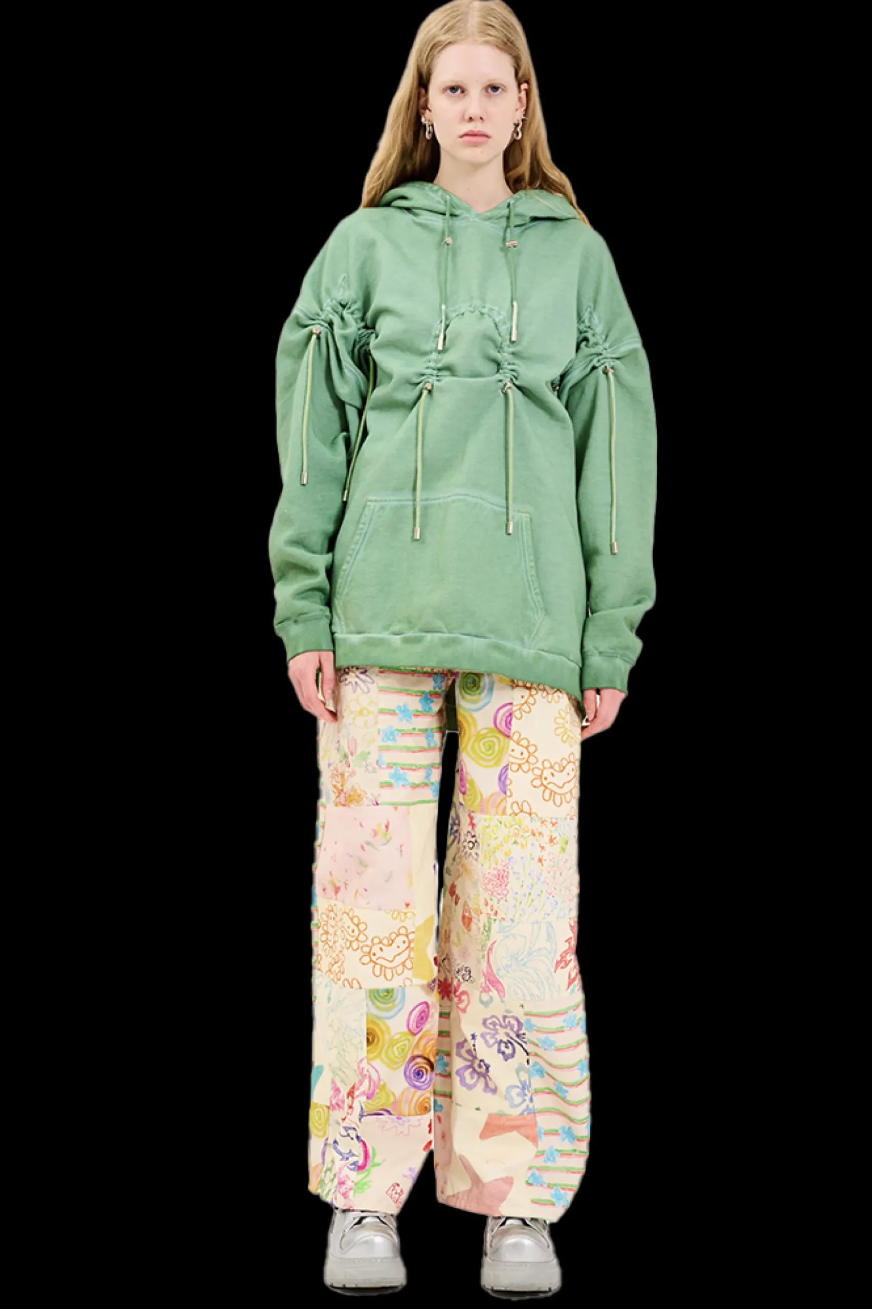 avocado_arc_hoodie_0.webp Sweaters & Sweats | Collina Strada AVOCADO ARC HOODIE