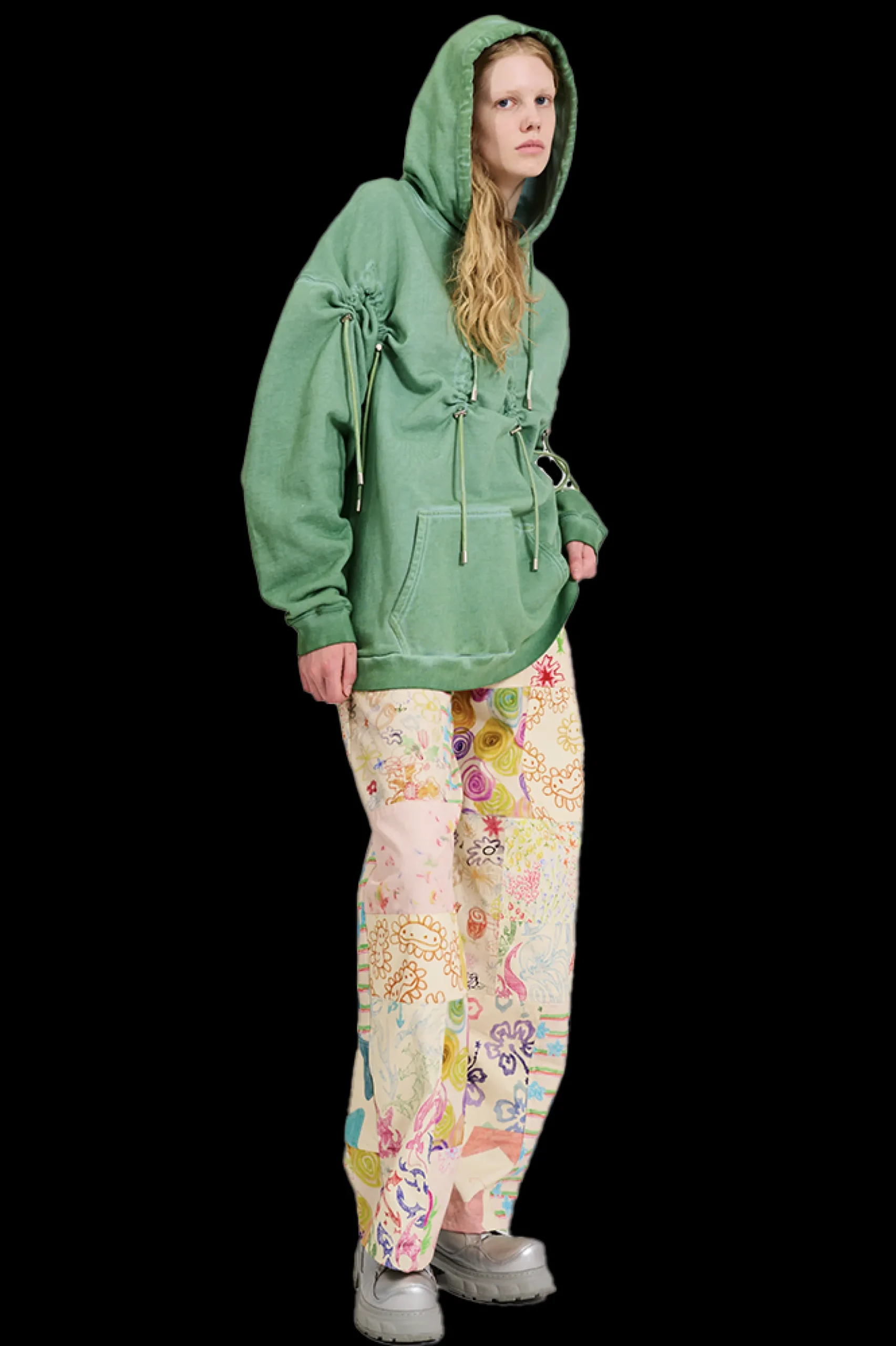 avocado_arc_hoodie_1.webp Sweaters & Sweats | Collina Strada AVOCADO ARC HOODIE