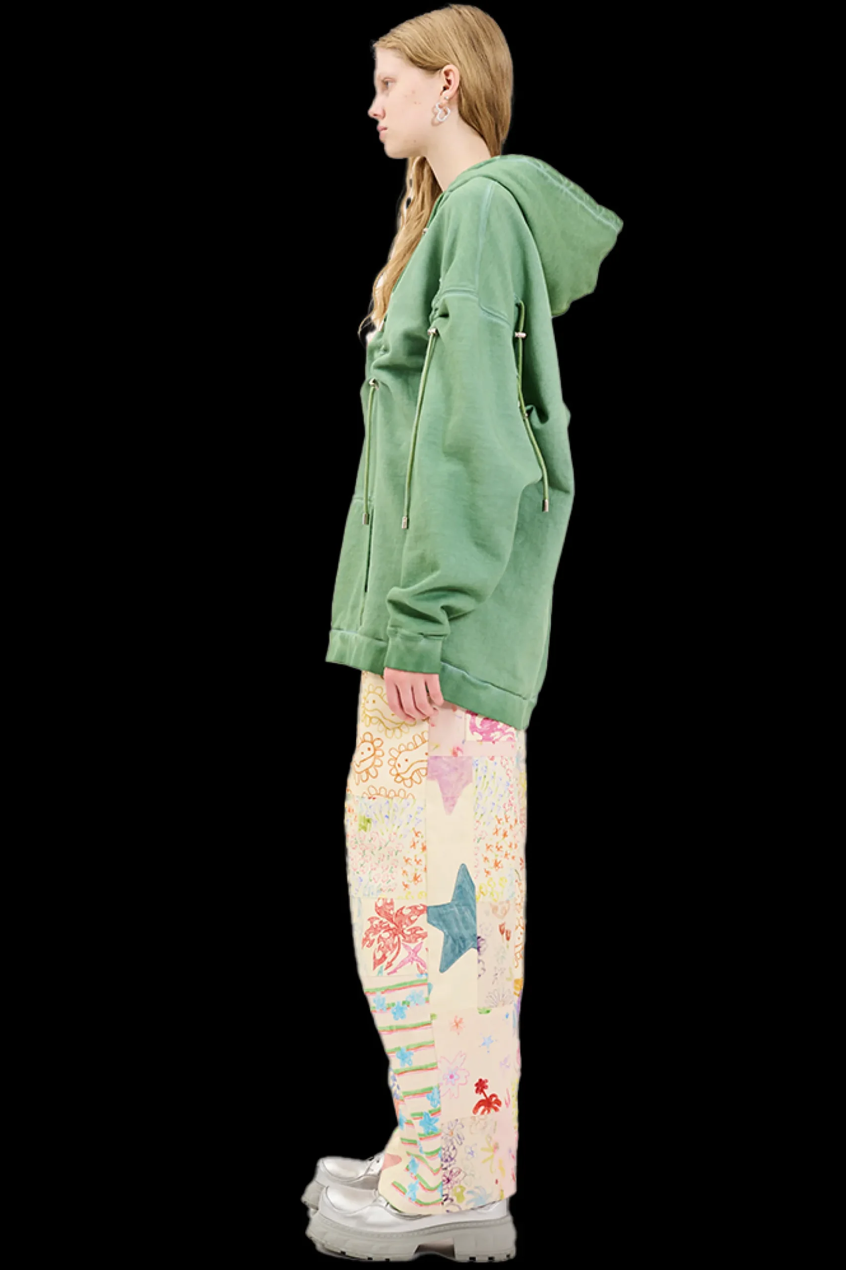 avocado_arc_hoodie_2.webp Sweaters & Sweats | Collina Strada AVOCADO ARC HOODIE
