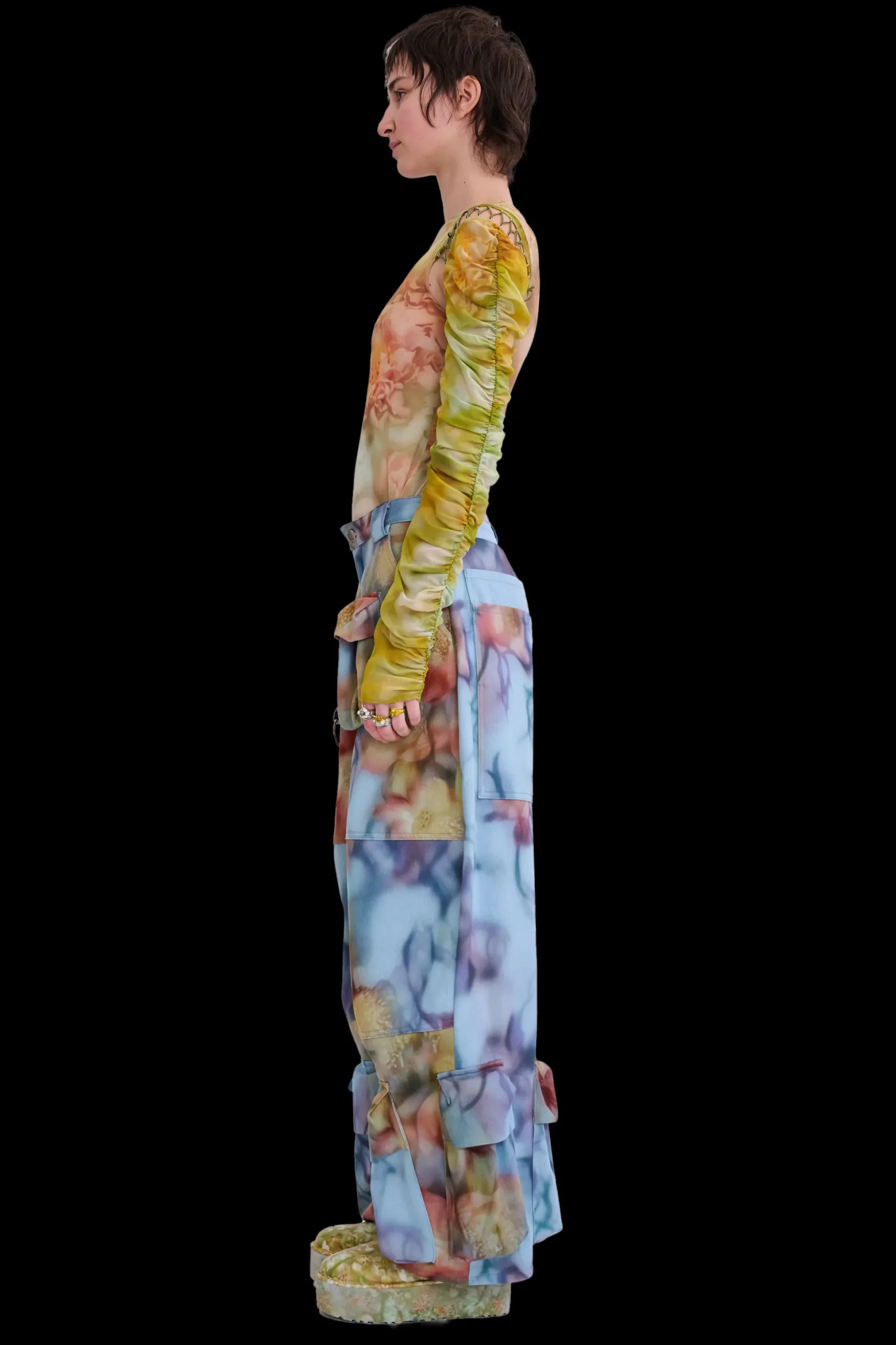 barbed_floral_garden_cargo_pant_5.webp Pants | Collina Strada BARBED FLORAL GARDEN CARGO PANT