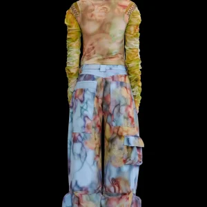 Pants | Collina Strada BARBED FLORAL GARDEN CARGO PANT