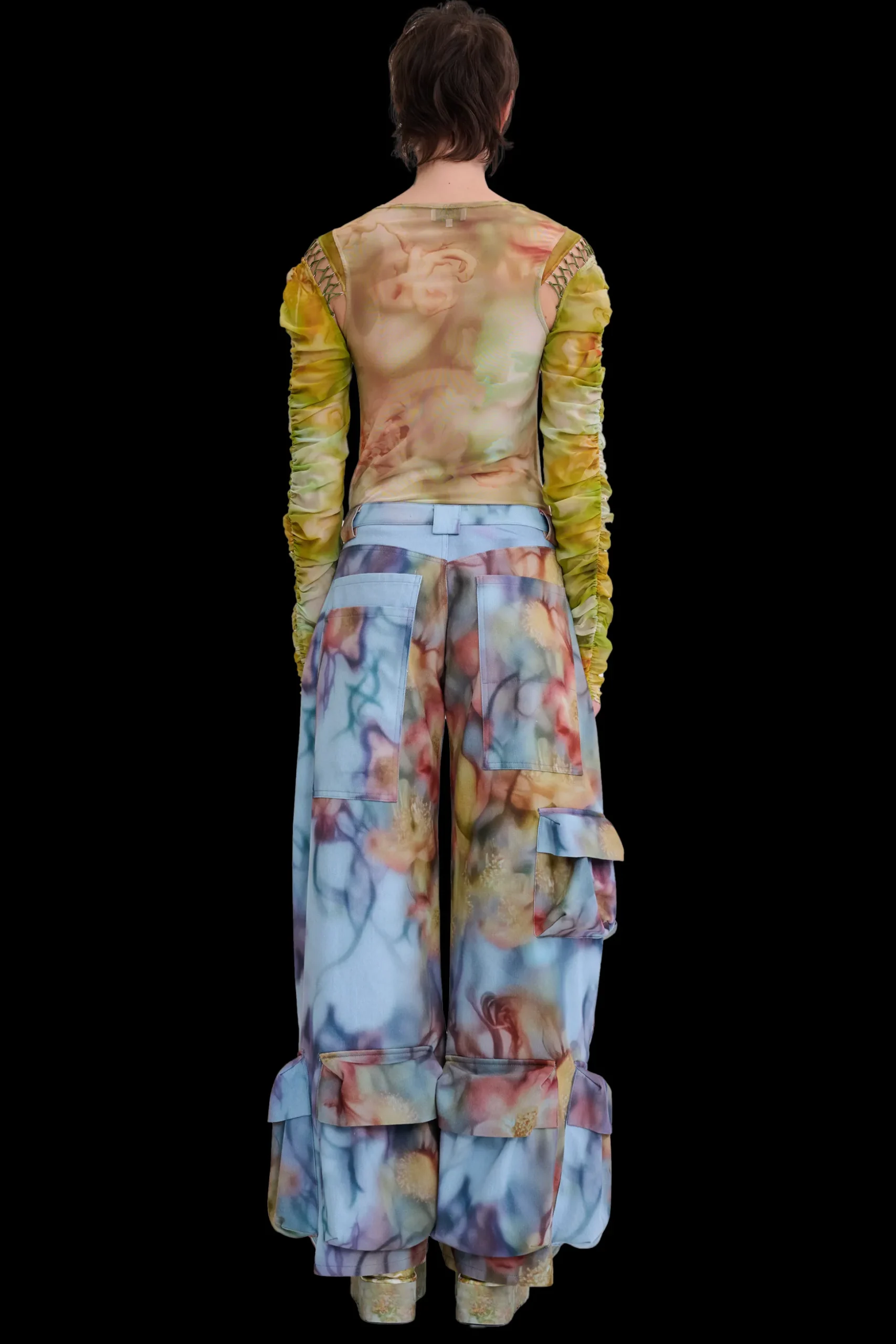 barbed_floral_garden_cargo_pant_6.webp Pants | Collina Strada BARBED FLORAL GARDEN CARGO PANT