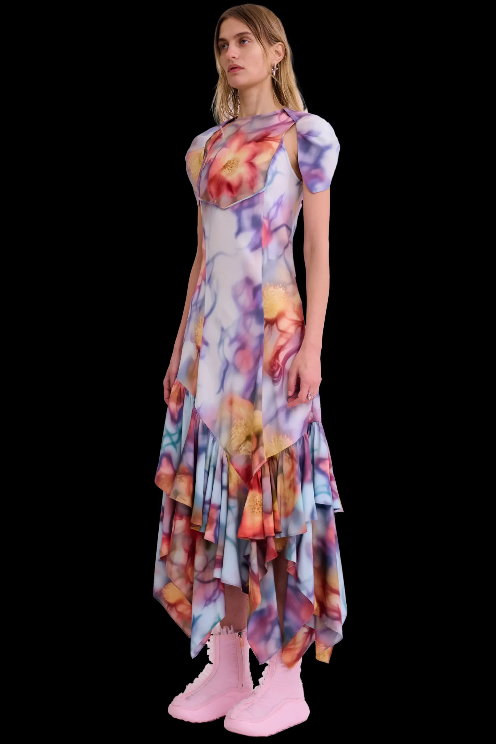 barbed_floral_hillary_dress_4.webp Dresses | Collina Strada BARBED FLORAL HILLARY DRESS