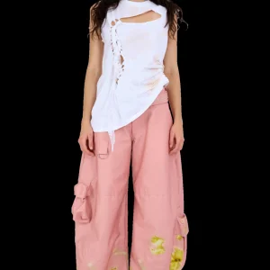 Pants | Collina Strada BASICALLY MELON LAWN CARGO PANT
