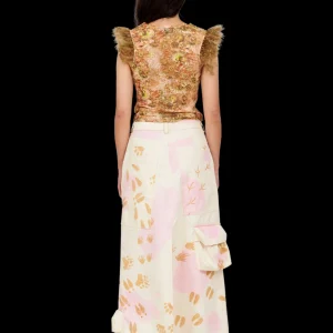 Skirts | Collina Strada BEIGE PAWS STOMP SKIRT