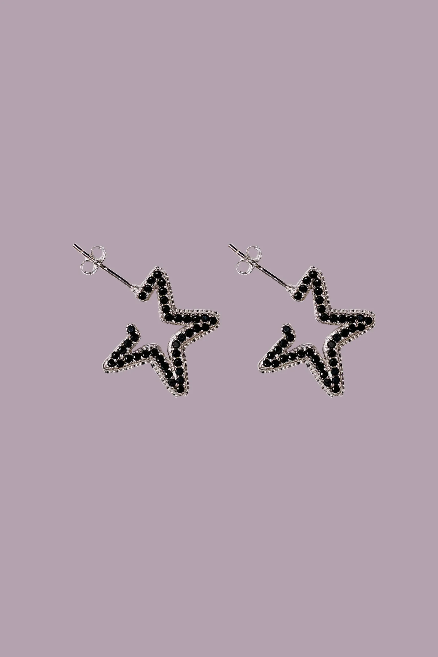 black_diamond_rhinestone_star_earrings_0.webp Earrings | Collina Strada BLACK DIAMOND RHINESTONE STAR EARRINGS