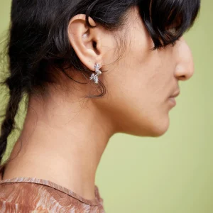 Earrings | Collina Strada BLACK DIAMOND RHINESTONE STAR EARRINGS