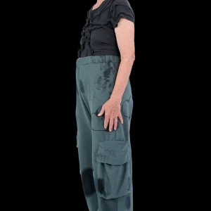 Pants | Collina Strada BLACK HEART BURST CARGO SWEATPANT