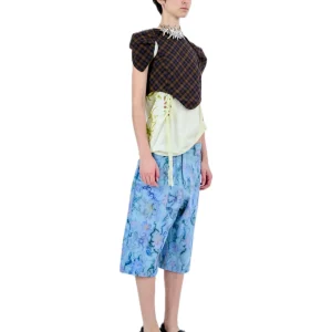 Pants | Collina Strada BLUE THORN MIKAELA JORTS
