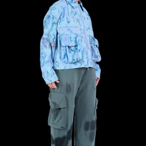 Outerwear | Collina Strada BLUE THORN NASH JACKET