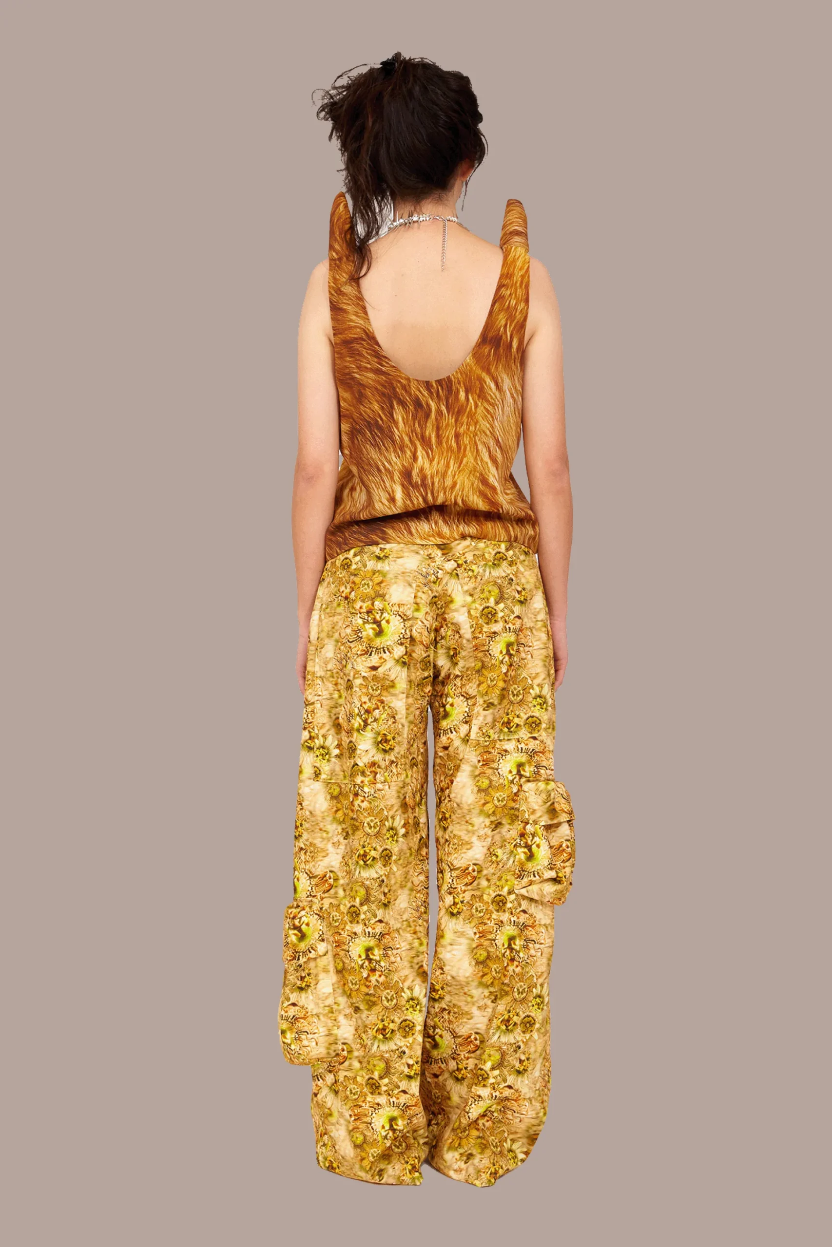 brown_fur_horn_tank_5.webp Tops | Collina Strada BROWN FUR HORN TANK