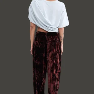 Pants | Collina Strada BROWN VELVET DANTE TROUSER