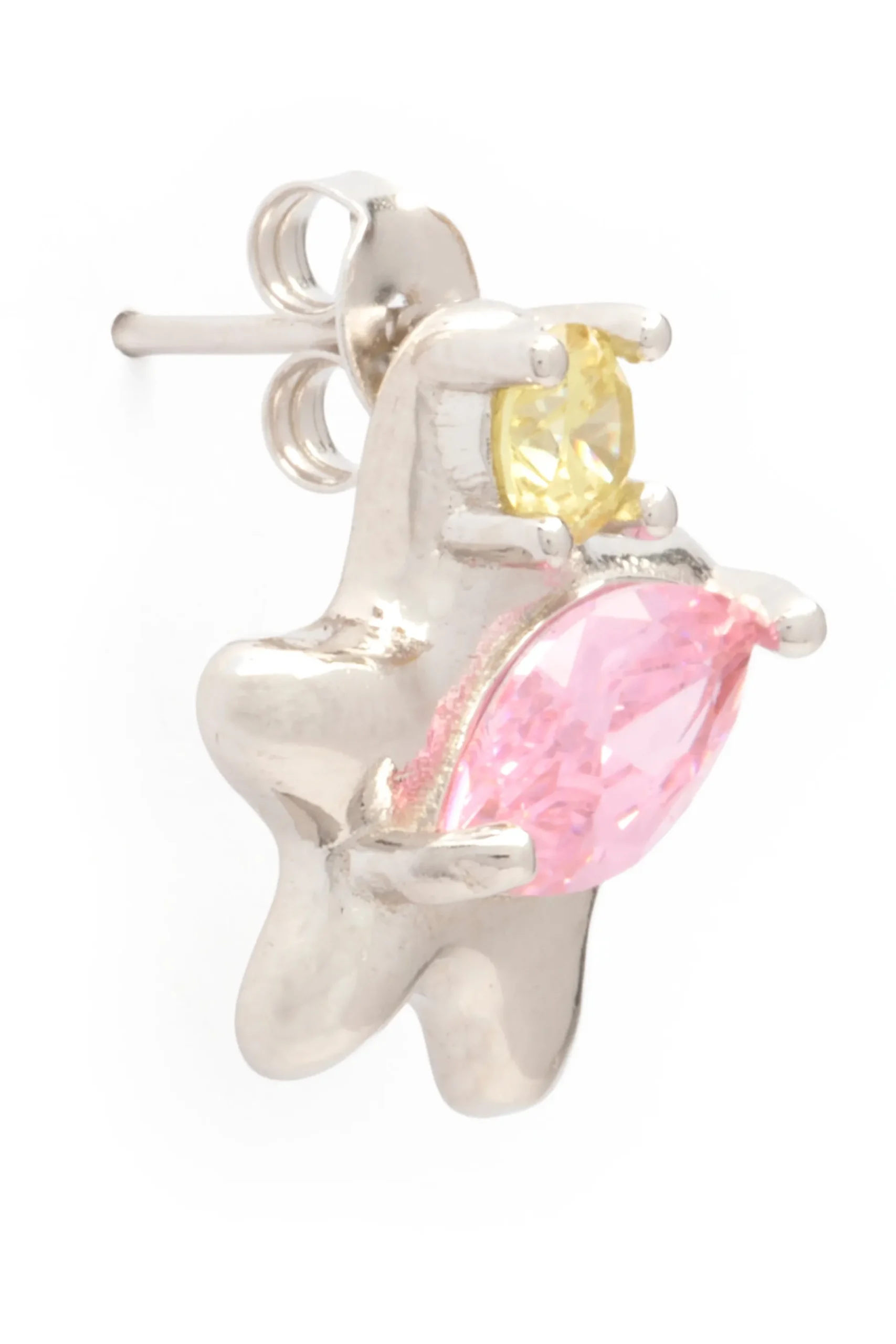 canary_soft_pink_stella_studs_2.webp Earrings | Collina Strada CANARY SOFT PINK STELLA STUDS