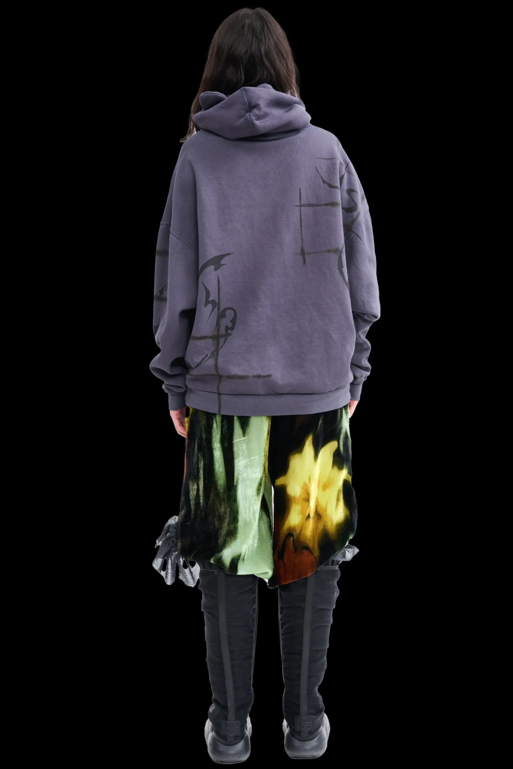 charcoal_bear_hoodie_2.webp Sweaters & Sweats | Collina Strada CHARCOAL BEAR HOODIE