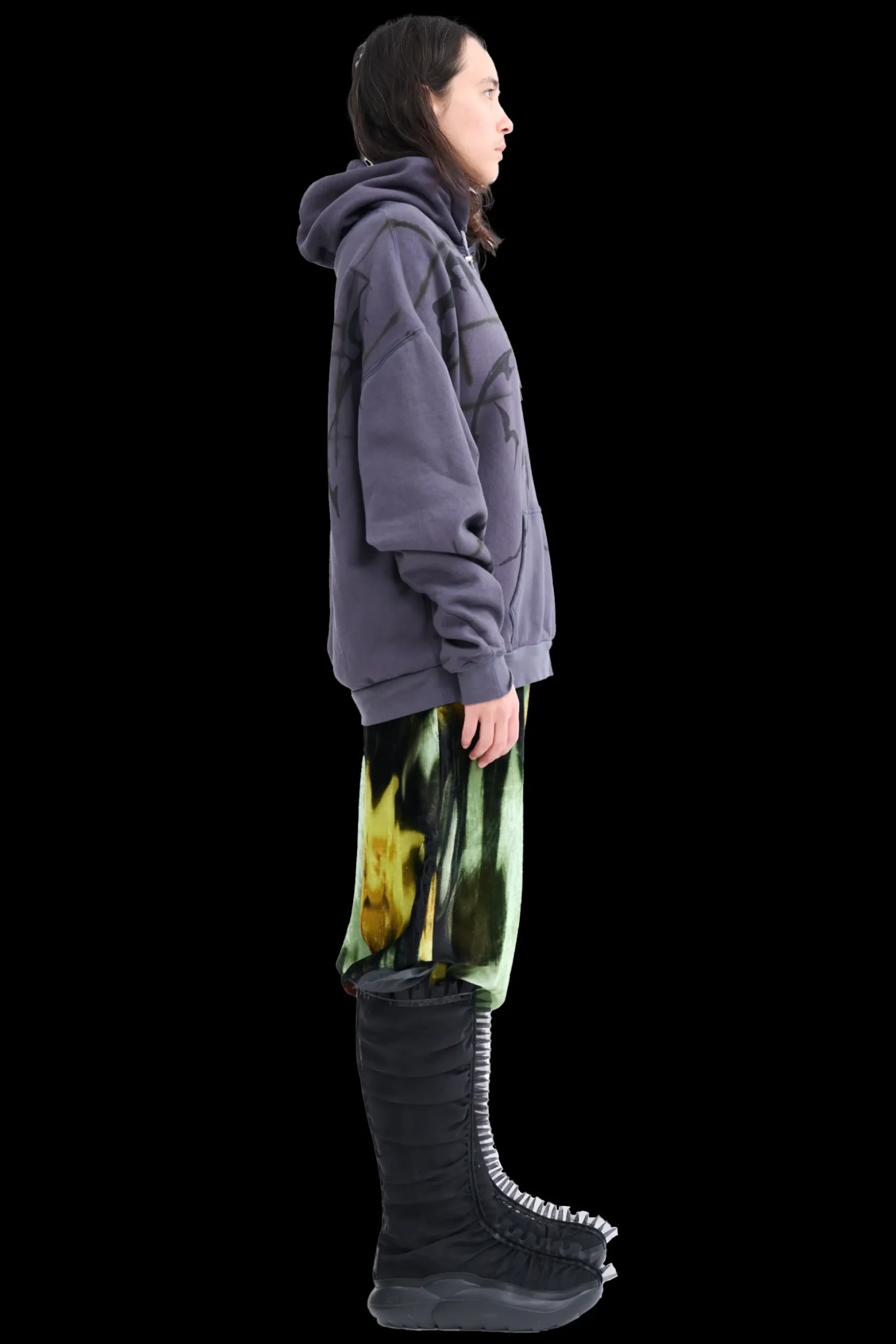 charcoal_bear_hoodie_3.webp Sweaters & Sweats | Collina Strada CHARCOAL BEAR HOODIE