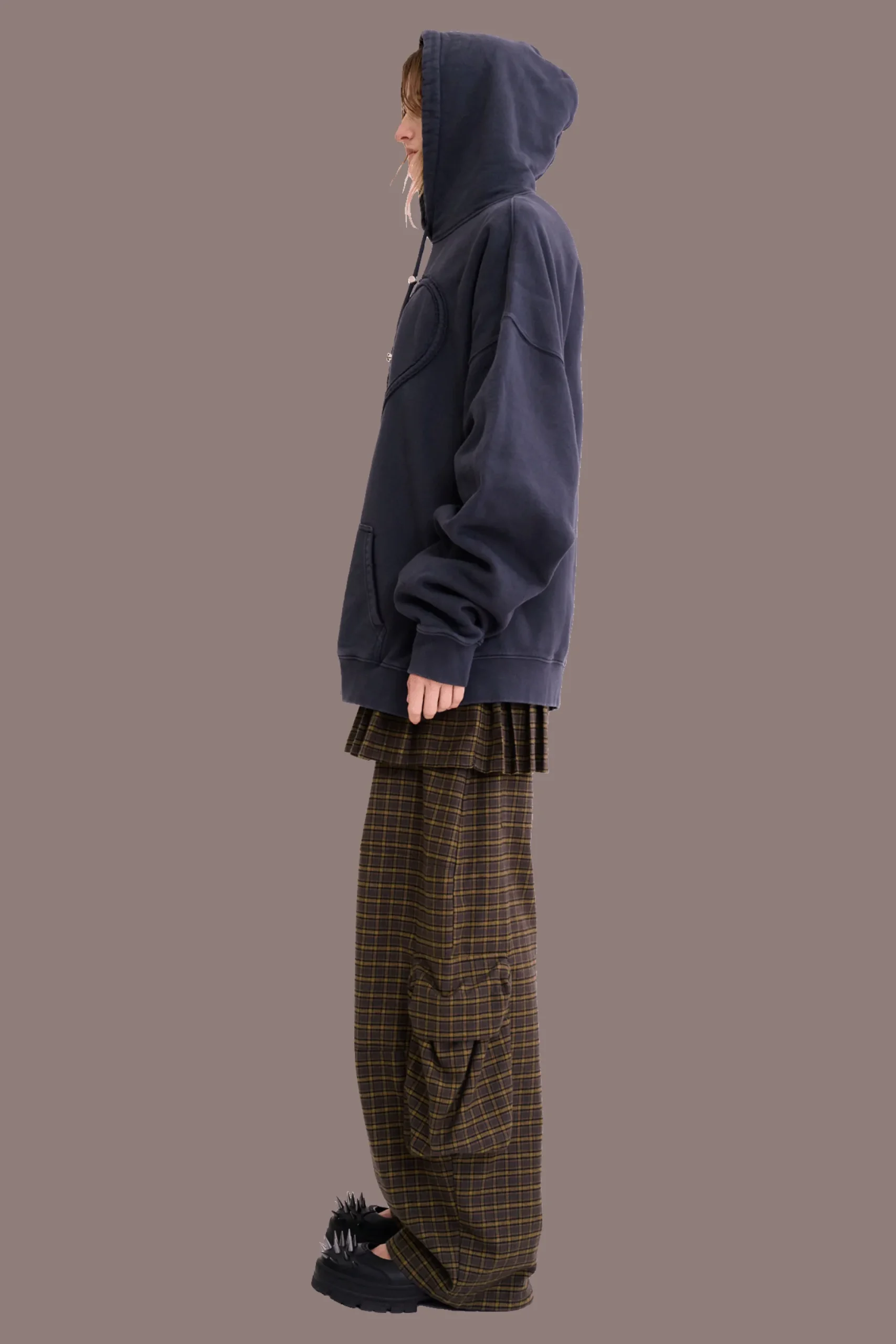 charcoal_heart_hoodie_3.webp Sweaters & Sweats | Collina Strada CHARCOAL HEART HOODIE