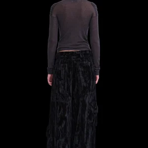 Tops | Collina Strada CHARCOAL STRIPE XL ARC L/S TOP