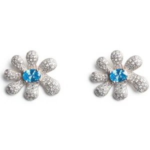 Earrings | Collina Strada CLEAR SKY SQUASHED BLOSSOM EARRING