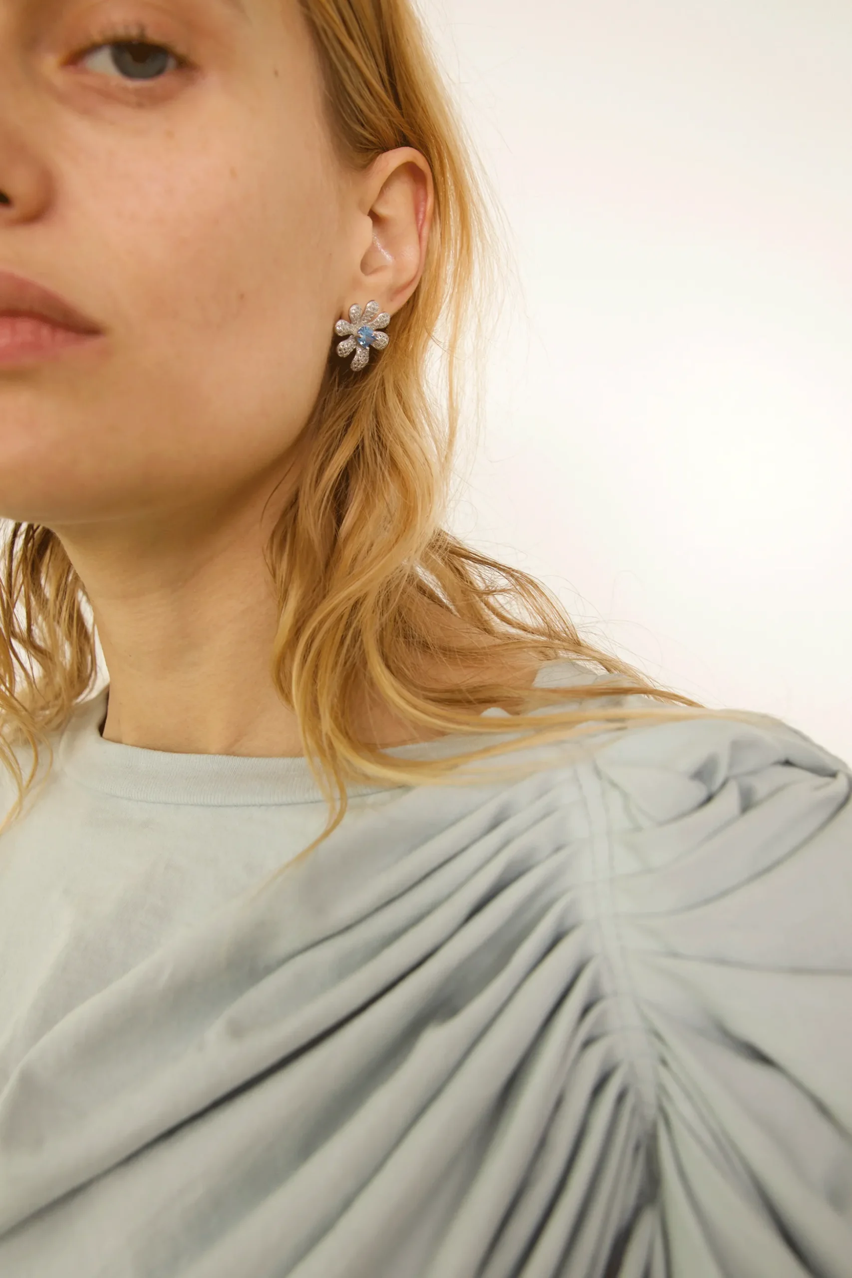clear_sky_squashed_blossom_earring_2.webp Earrings | Collina Strada CLEAR SKY SQUASHED BLOSSOM EARRING
