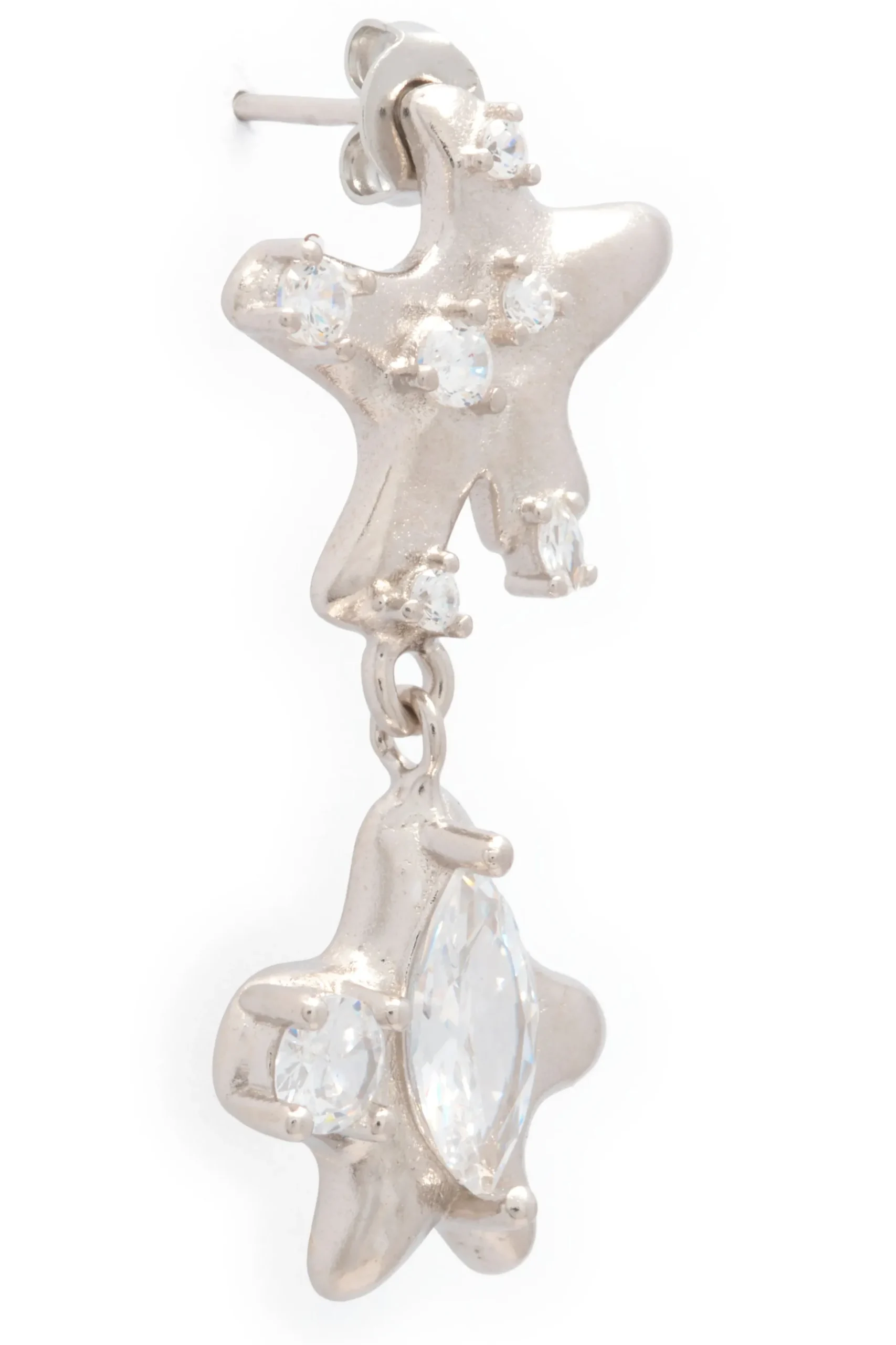 clear_star_dangle_earrings_1.webp Earrings | Collina Strada CLEAR STAR DANGLE EARRINGS