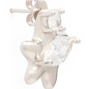 Earrings | Collina Strada CLEAR STELLA STUDS