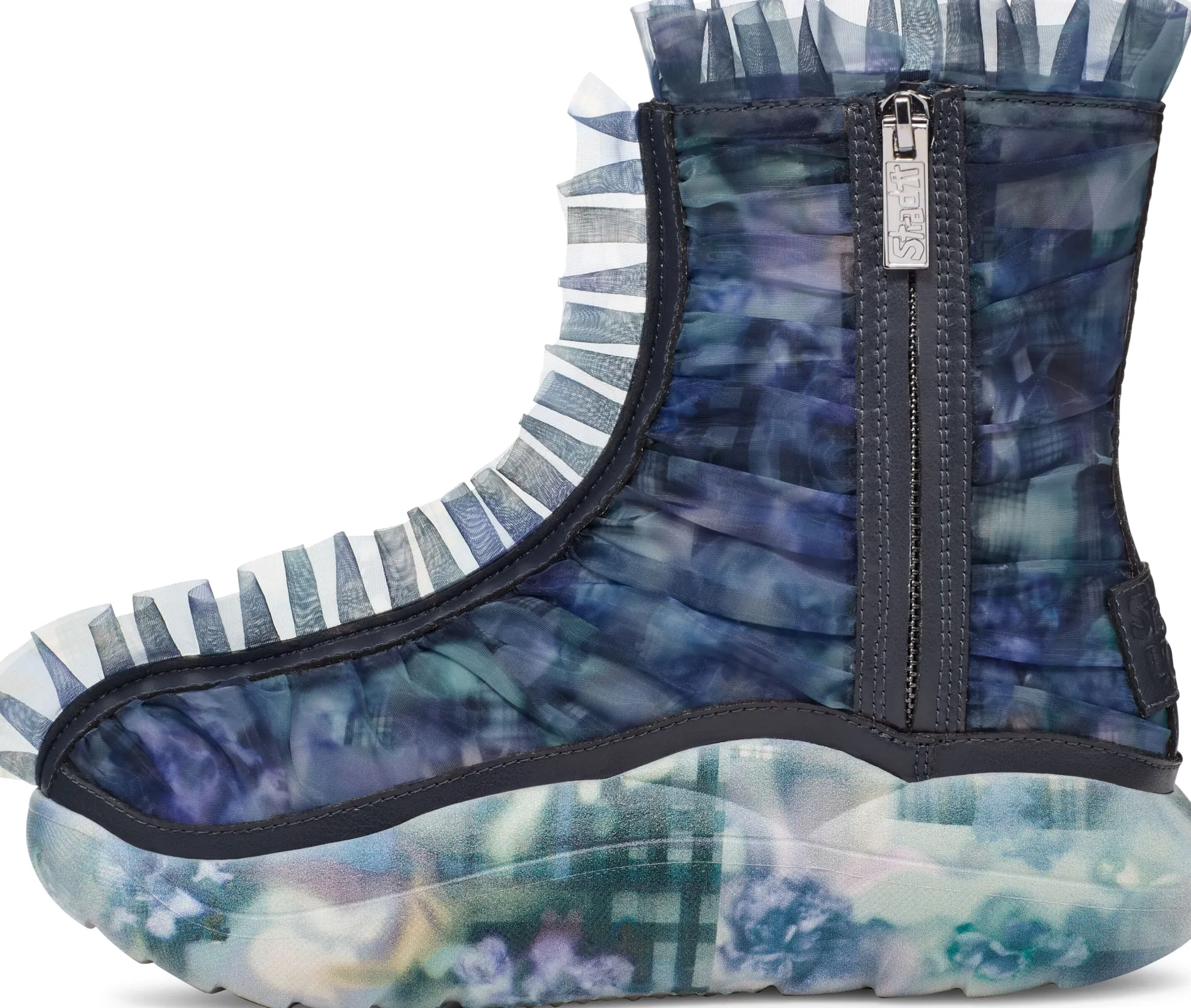 collina_strada_x_ugg_ruffle_boot_dark_blue_floral_2.webp Shoes | Collina Strada X UGG RUFFLE BOOT DARK BLUE FLORAL