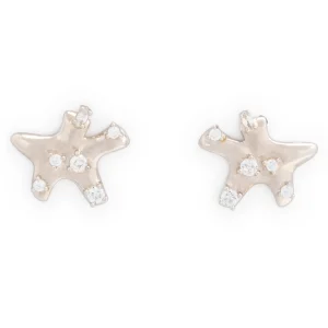 Earrings | Collina Strada CRYSTAL CLEAR ESTRELLA STUDS