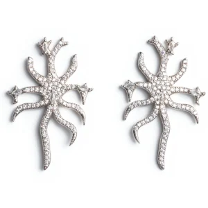 Earrings | Collina Strada CRYSTAL CLEAR ETOILE EARRING