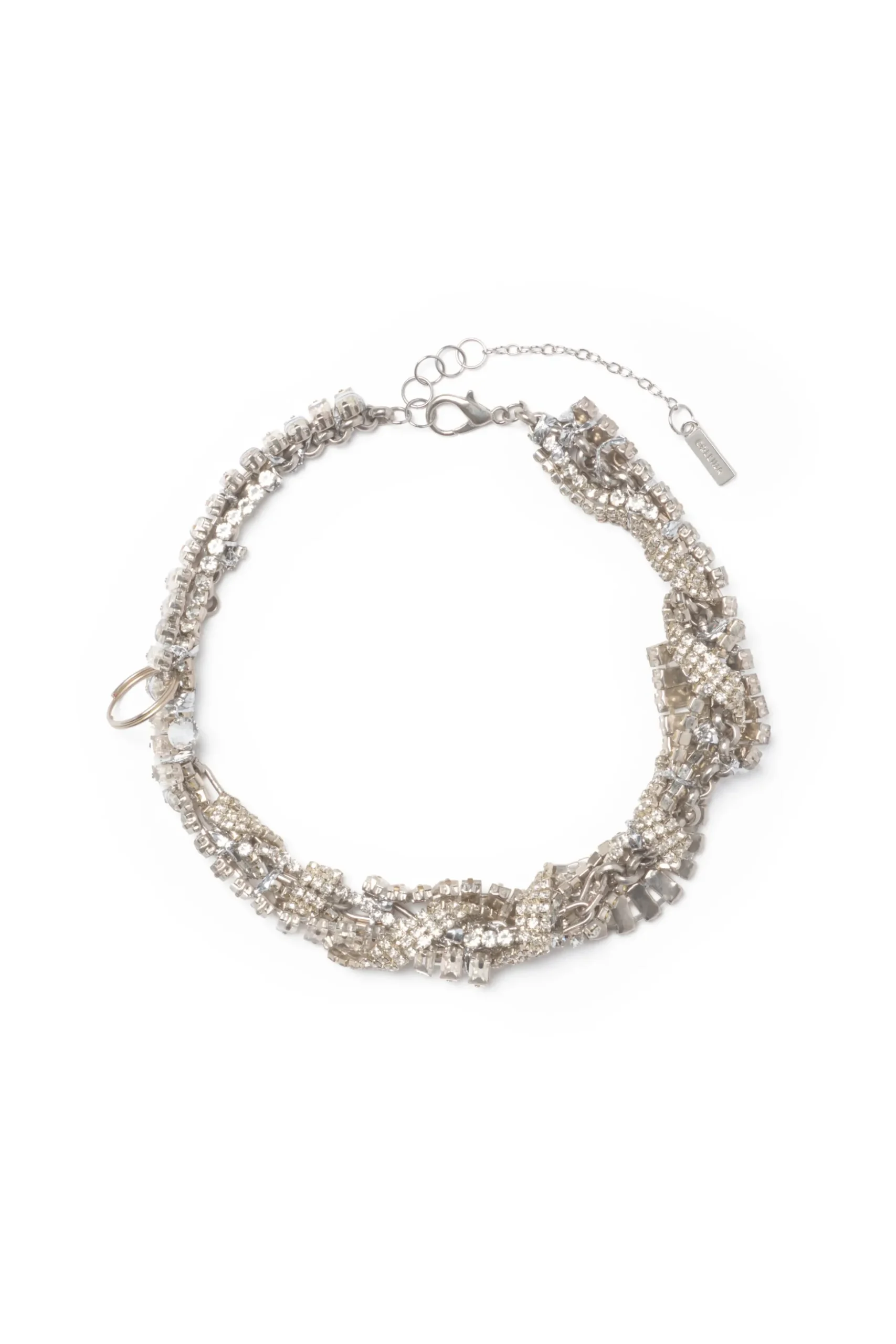 crystal_clear_rhinestone_junk_necklace_0.webp Necklaces | Collina Strada CRYSTAL CLEAR RHINESTONE JUNK NECKLACE