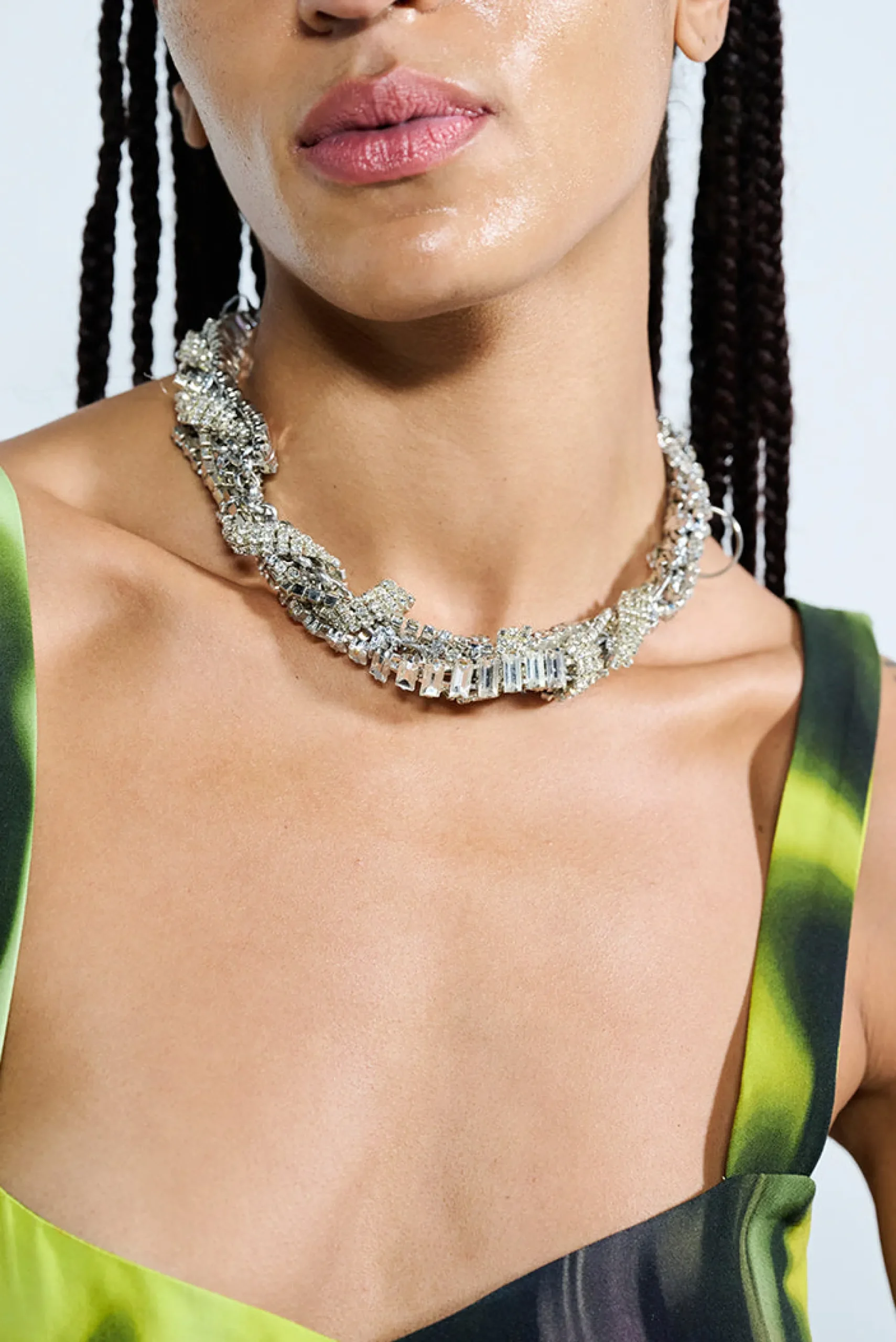 crystal_clear_rhinestone_junk_necklace_1.webp Necklaces | Collina Strada CRYSTAL CLEAR RHINESTONE JUNK NECKLACE
