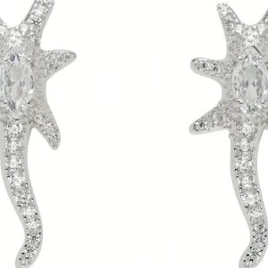 Earrings | Collina Strada CRYSTAL CLEAR STAR TRAIL EARRINGS