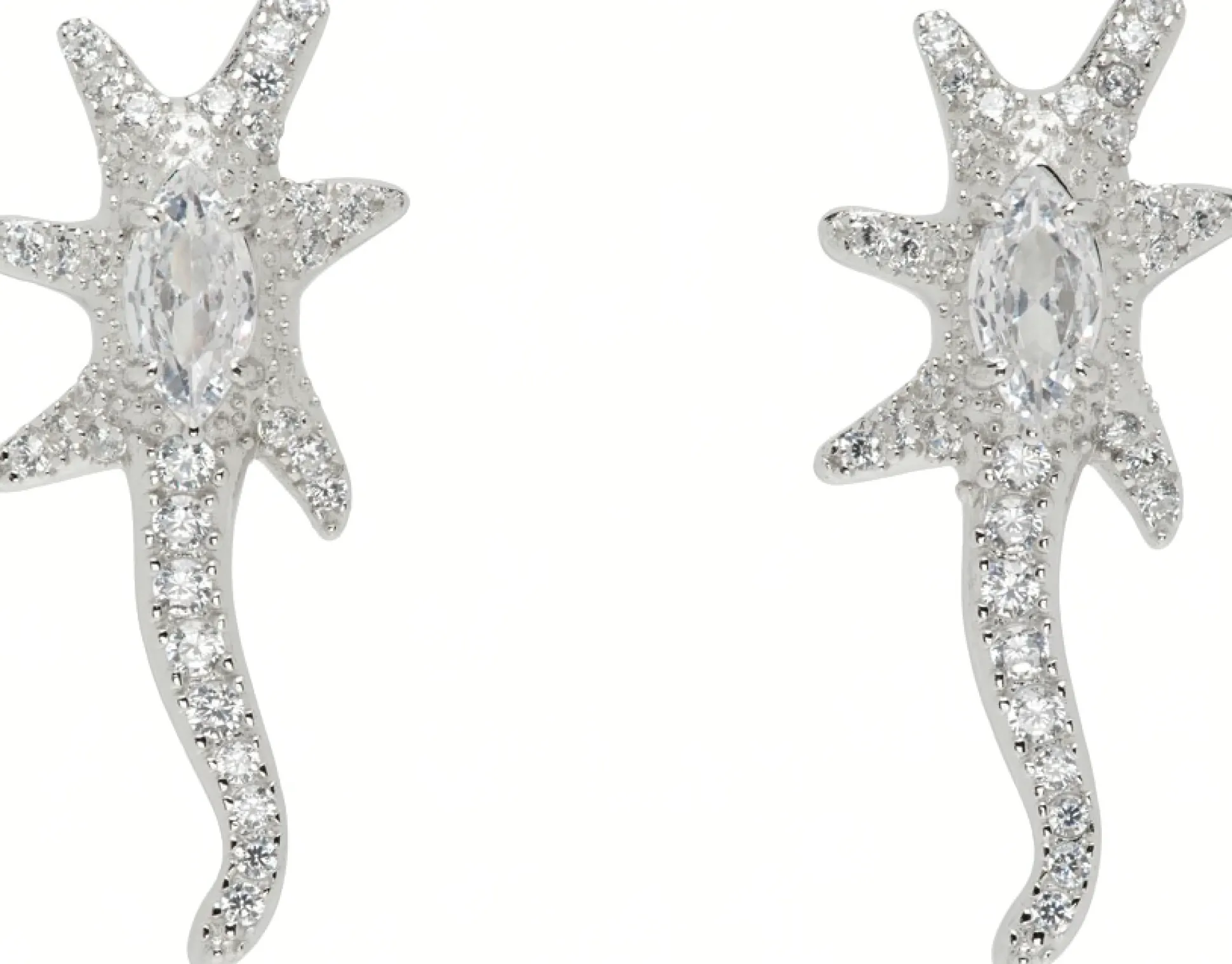 crystal_clear_star_trail_earrings_0.webp Earrings | Collina Strada CRYSTAL CLEAR STAR TRAIL EARRINGS