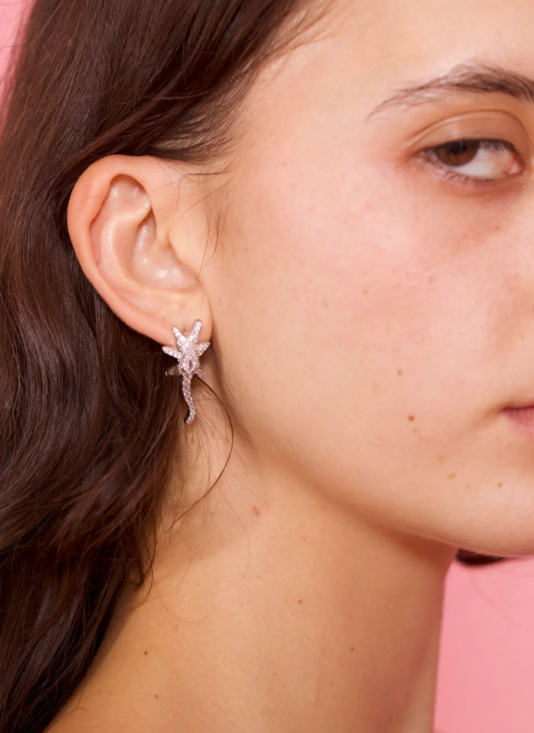crystal_clear_star_trail_earrings_2.webp Earrings | Collina Strada CRYSTAL CLEAR STAR TRAIL EARRINGS