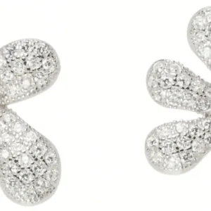 Earrings | Collina Strada CRYSTAL PAVE SQUASHED BLOSSOM EARRING