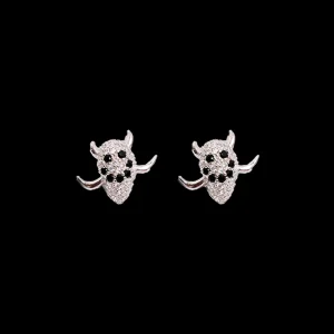 Earrings | Collina Strada CRYSTAL SPIKE MONSTER STUDS
