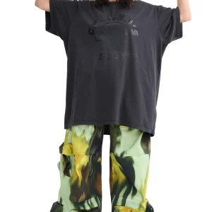 Tops | Collina Strada CS GYM WORN BLACK GRAPHIC TEE