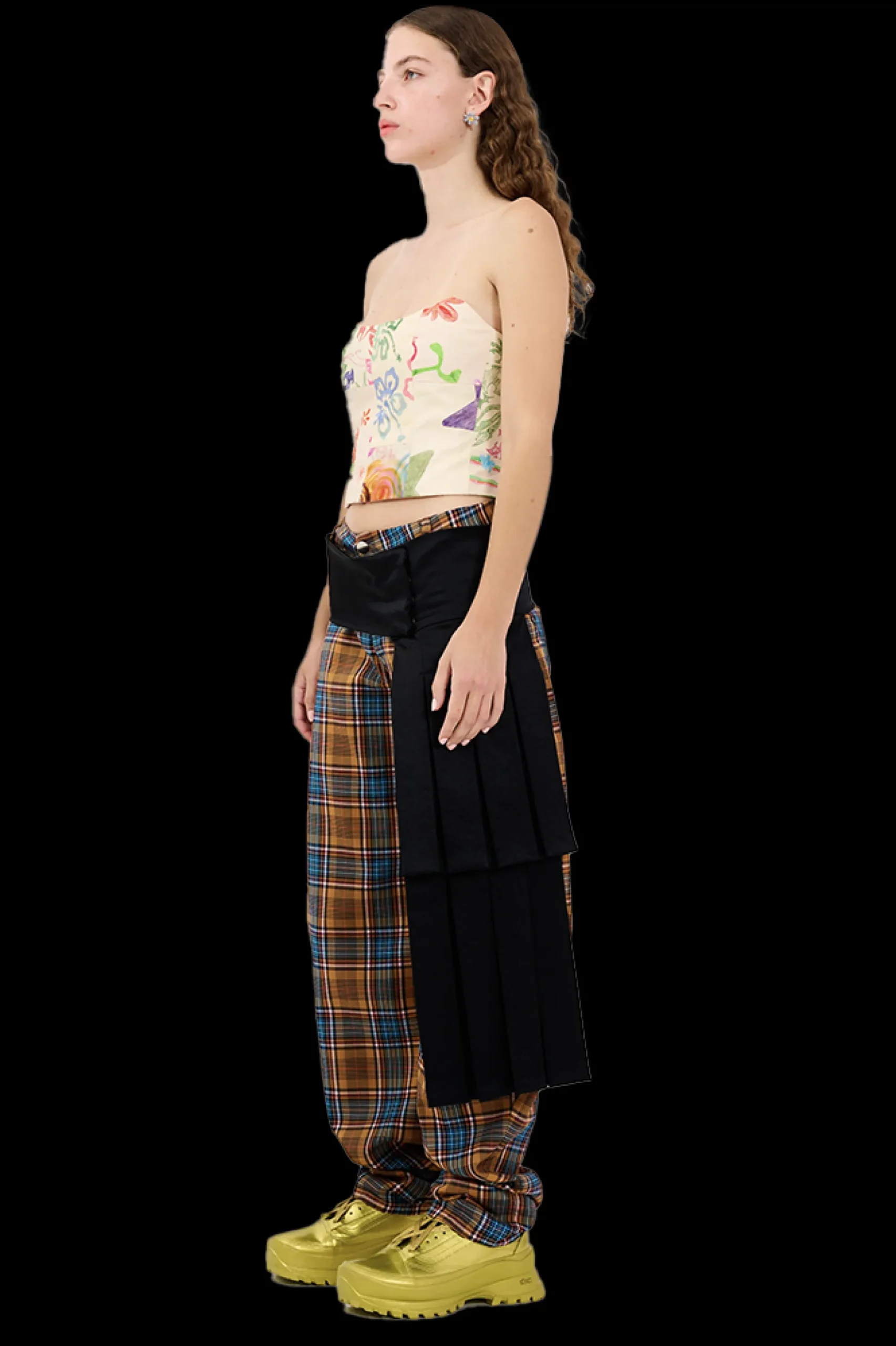 doodle_mix_patchwork_corset_2.webp Tops | Collina Strada DOODLE MIX PATCHWORK CORSET
