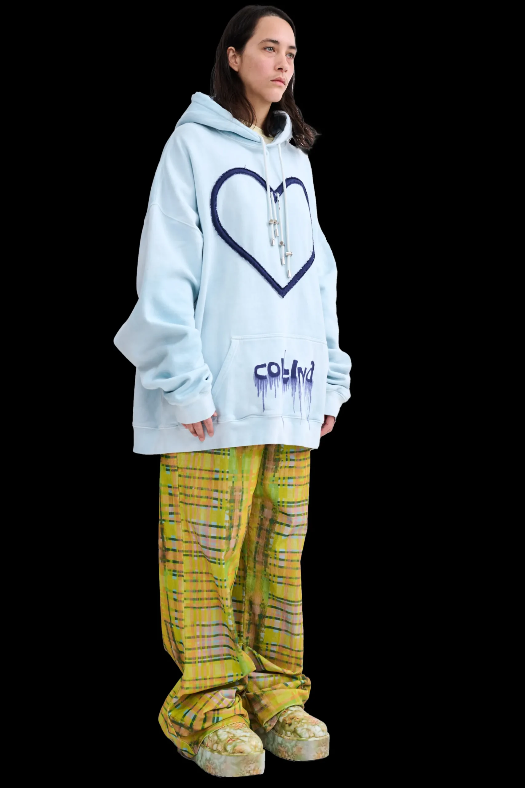 dusty_blue_heart_hoodie_4.webp Sweaters & Sweats | Collina Strada DUSTY BLUE HEART HOODIE