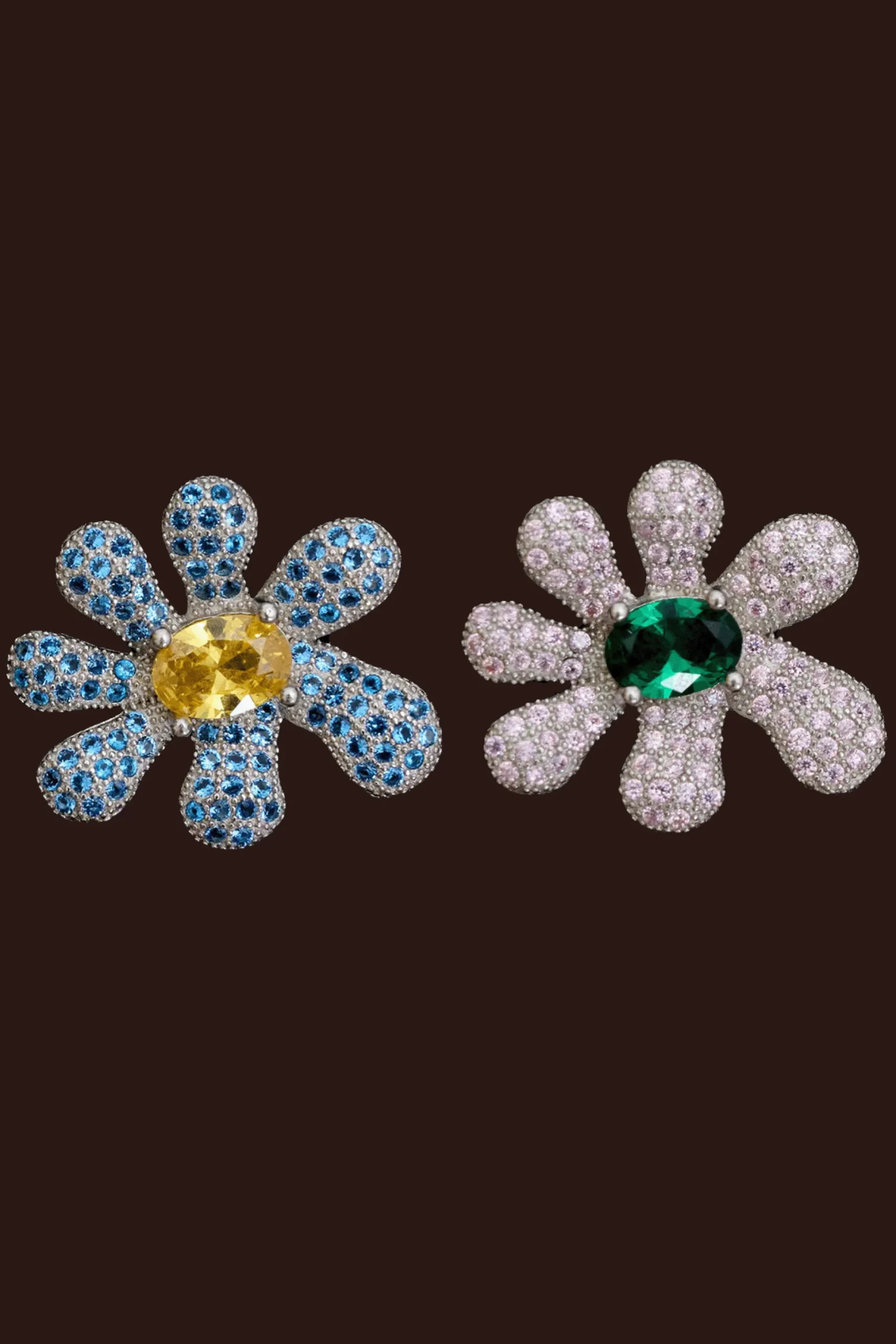 emerald__aquamarine_squashed_blossom_earring_0.webp Earrings | Collina Strada EMERALD & AQUAMARINE SQUASHED BLOSSOM EARRING