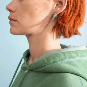Earrings | Collina Strada EMERALD SUPER THORN EARRING