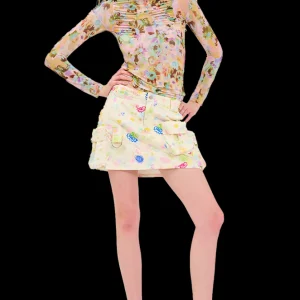 Tops | Collina Strada FLOWER PUZZLE ARC L/S TOP