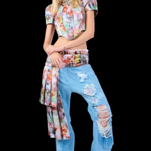 Tops | Collina Strada GARDEN BLUR AVA CORSET