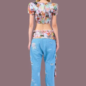 Tops | Collina Strada GARDEN BLUR AVA CORSET